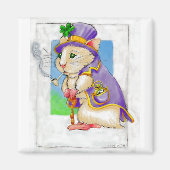 gelukkige Ierse hamster magneet (Voorkant)