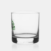 Gelukkige Ierse pub klaver St. Patricks Day Whisky Glas (Links)