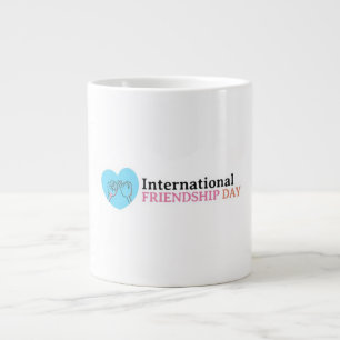 Gelukkige Internationale Vriendschapsdag Grote Koffiekop