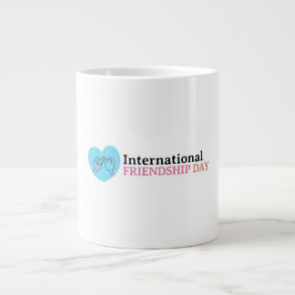 Gelukkige Internationale Vriendschapsdag Grote Koffiekop