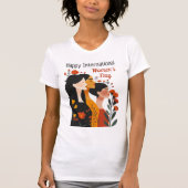 Gelukkige Internationale Vrouwen Naam T-shirt (Voorkant)