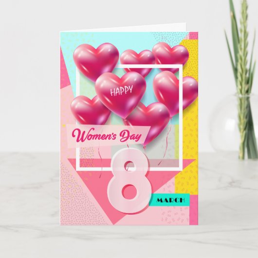 Gelukkige Internationale Vrouwendag! 8 maart Inter (Voorkant)