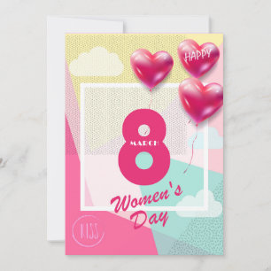 Gelukkige internationale vrouwendag! 8 maart Inter Kaart