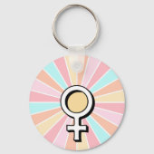 Gelukkige Internationale Vrouwendag | 8 maart Sleutelhanger (Achterkant)