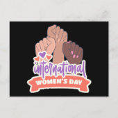 Gelukkige Internationale Vrouwendag Briefkaart (Voorkant)