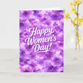 Gelukkige Internationale Vrouwendag Kaart (Gele Bloem)