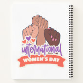 Gelukkige Internationale Vrouwendag Notitieboek (Achterkant)