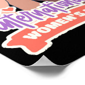 Gelukkige Internationale Vrouwendag Poster (Hoek)