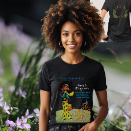 Gelukkige Internationale Vrouwendag Sterke Vrouwen T-shirt