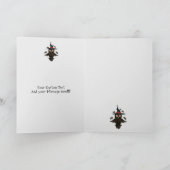 Gelukkige jachtuil geesten en vliegende vleermuize kaart (Binnen)