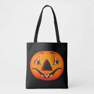 Gelukkige Jack O' Lantern Halloween Tote Bag