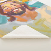 Gelukkige Jezus met de kroon van doornen Sherpa De Sherpa Deken (3/4)