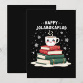 Gelukkige Jolabokaflod Familie Viering Gift Feestdagenkaart (Voorkant / Achterkant)