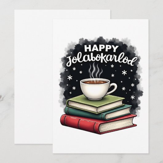 Gelukkige Jolabokaflod Familie Viering Gift Feestdagenkaart (Voorkant / Achterkant)