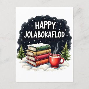 Gelukkige Jolabokaflod Familie Viering Gift Feestdagenkaart