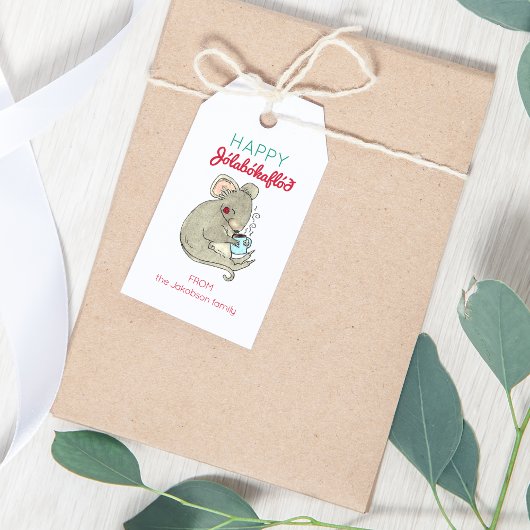 Gelukkige Jolabokaflod Muizen Cadeaulabel