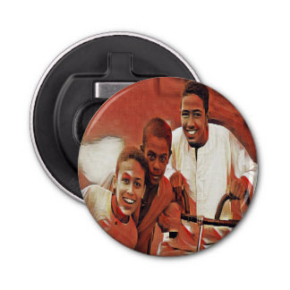 Gelukkige jongens button flesopener