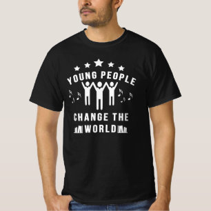 gelukkige jongerendag, internationale jongerendag t-shirt