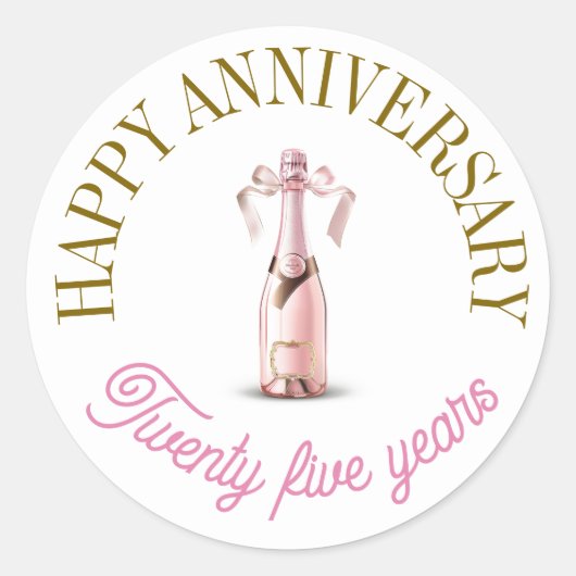 Gelukkige jubileum stickers (Voorkant)