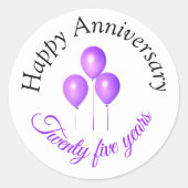 Gelukkige jubileum stickers (Voorkant)