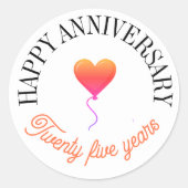 Gelukkige jubileum stickers (Voorkant)