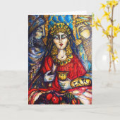 Gelukkige Kaart Purim (Gele Bloem)