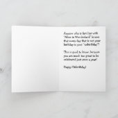 Gelukkige Kaart Unbirthday (Binnen)