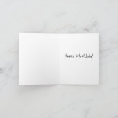 Gelukkige kaart van 4 juli (Binnen)