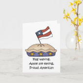 Gelukkige kaart van 4 juli (Gele Bloem)