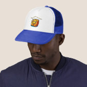 Gelukkige kaas, ja alsjeblieft trucker pet (In situ)