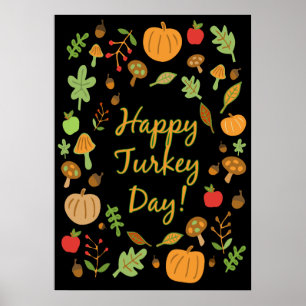 Gelukkige kalkoendag! poster