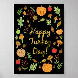 Gelukkige kalkoendag! poster