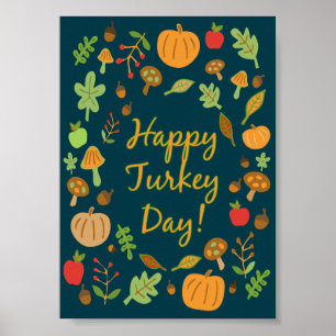 Gelukkige kalkoendag! poster