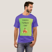 Gelukkige kalkoendag t-shirt (Voorkant volledig)