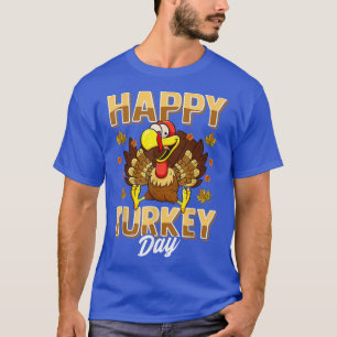 Gelukkige kalkoendag Thanksgiving Day Vakantie G T-shirt