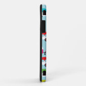 Gelukkige kampeerder caravan hippie retro patroon Case-Mate iPhone case (Achterkant/rechts)