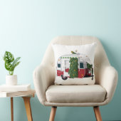 **GELUKKIGE KAMPEERDER** KERSTKUSSEN KUSSEN (Stoel)