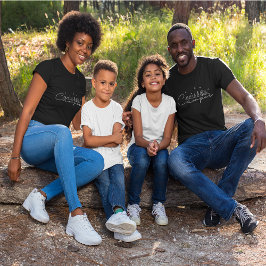 Gelukkige Kampeerder Silhouet T-shirt