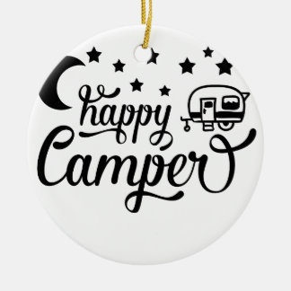 gelukkige kamper keramisch ornament