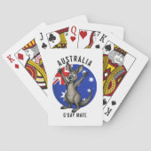 gelukkige kangoeroe pokerkaarten (Achterkant)