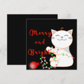 Gelukkige Kat die met LEIDEN Licht spelen | Schatt (Voorkant / Achterkant)