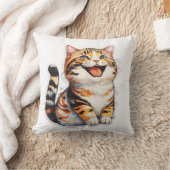 Gelukkige Kat Kussen (Deken)