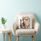 Gelukkige Kat Kussen (Stoel)