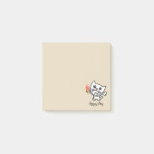 Gelukkige kat met ijs post-it® notes (Voorkant)