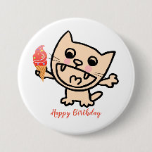 Gelukkige kat met ijs