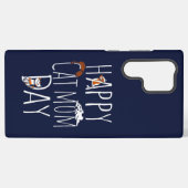 Gelukkige kat moeder dag | Gift S23 hoesje 🐾📱 Samsung Galaxy Hoesje (Achterkant horizontaal)