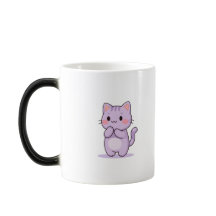 Gelukkige Kat Schattige Cartoon Karakter