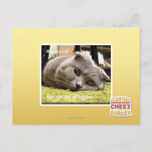 Gelukkige kat, uit gelukkig briefkaart