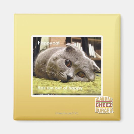 Gelukkige kat, uit gelukkig magneet (Voorkant)