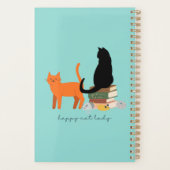 Gelukkige Katten Dame Planner (Achterkant)